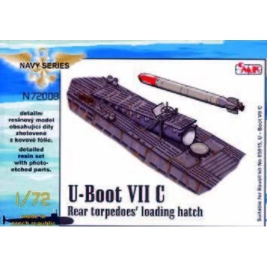 U-Boot VII Rear torpedoes´loading hatch, 1/72 - CMK 129-N72008