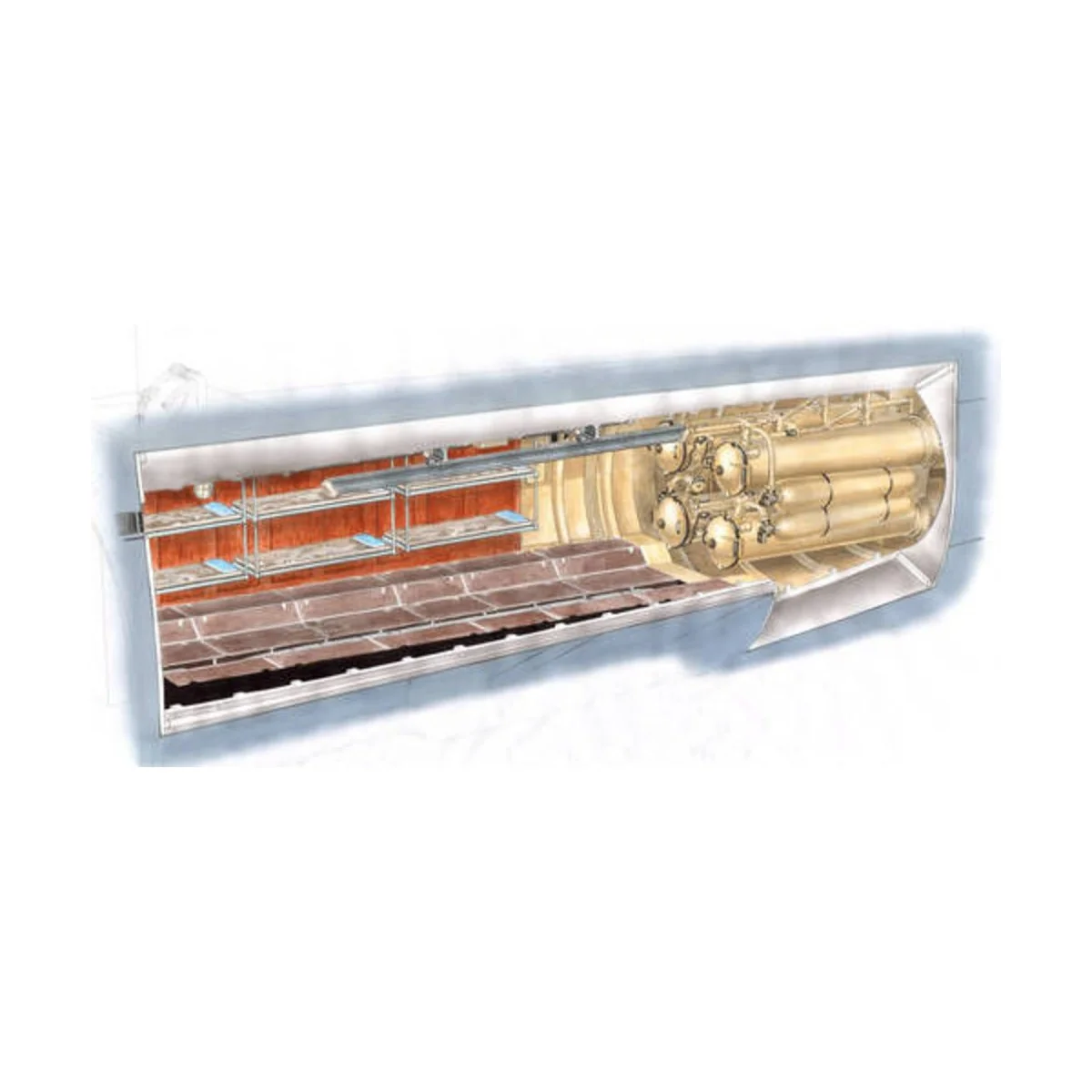 U-Boot Typ IX Front Torpedo Section f.RE, 1/72 - CMK 129-N72011