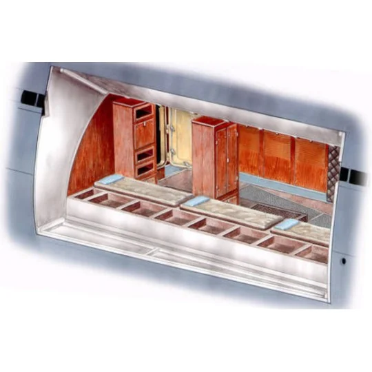 U-Boot typ IX Front Crew Quarters f.REV - CMK 129-N72015