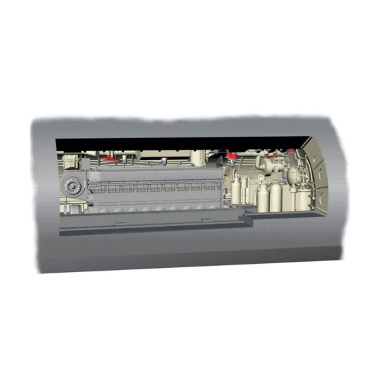 U-Boot IX Diesel Engine section - CMK 129-N72017