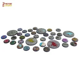 Dungeons & Lasers Miniatures: SCENIC URBAN BASES SET - Archon Studi...