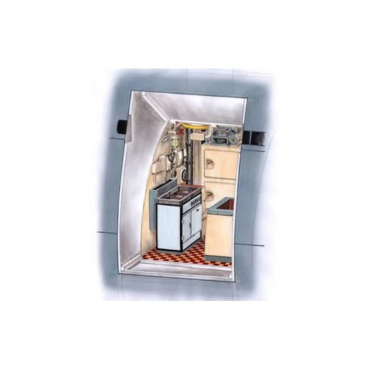 U-Boot typ IX Galley for REV, 1/72 - CMK 129-N72022