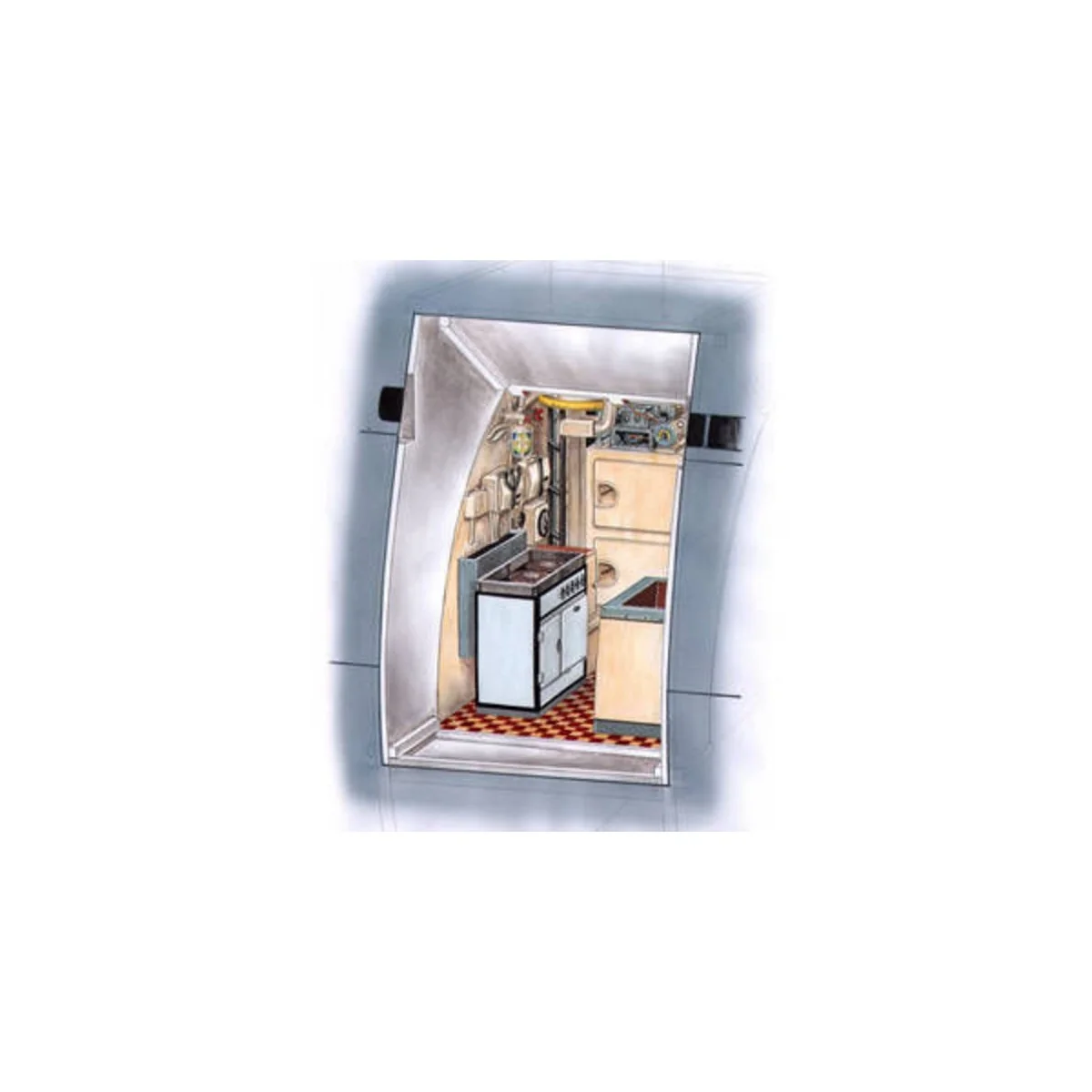 U-Boot typ IX Galley for REV - CMK 129-N72022