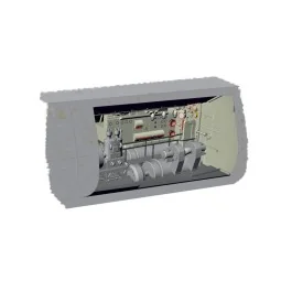 U-Boot IX Electric Motor section, 1/72 - CMK 129-N72024