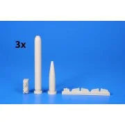 WWII German Torpedo Type G7e (3 pcs), 1/72 - CMK 129-N72025