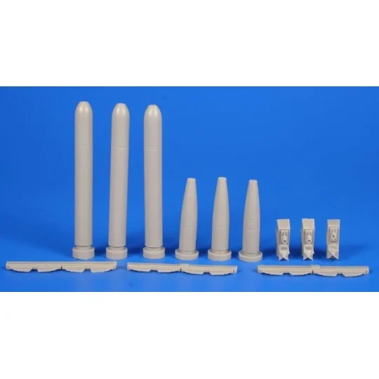 WWII German Torpedo Type G7e (3 pcs), 1/72 - CMK 129-N72025