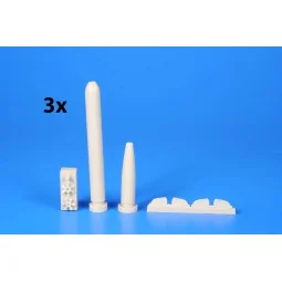 WWII German Torpedo Type G7a (3 pcs), 1/72 - CMK 129-N72026