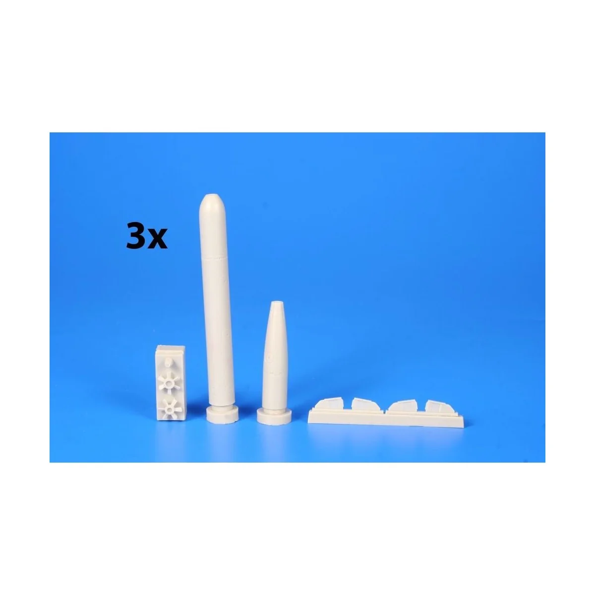 WWII German Torpedo Type G7a (3 pcs), 1/72 - CMK 129-N72026