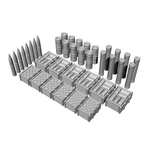 U-Boot VII-IX Ammo and Food Supplies, for Revell, 1/72 - CMK 129-N7...