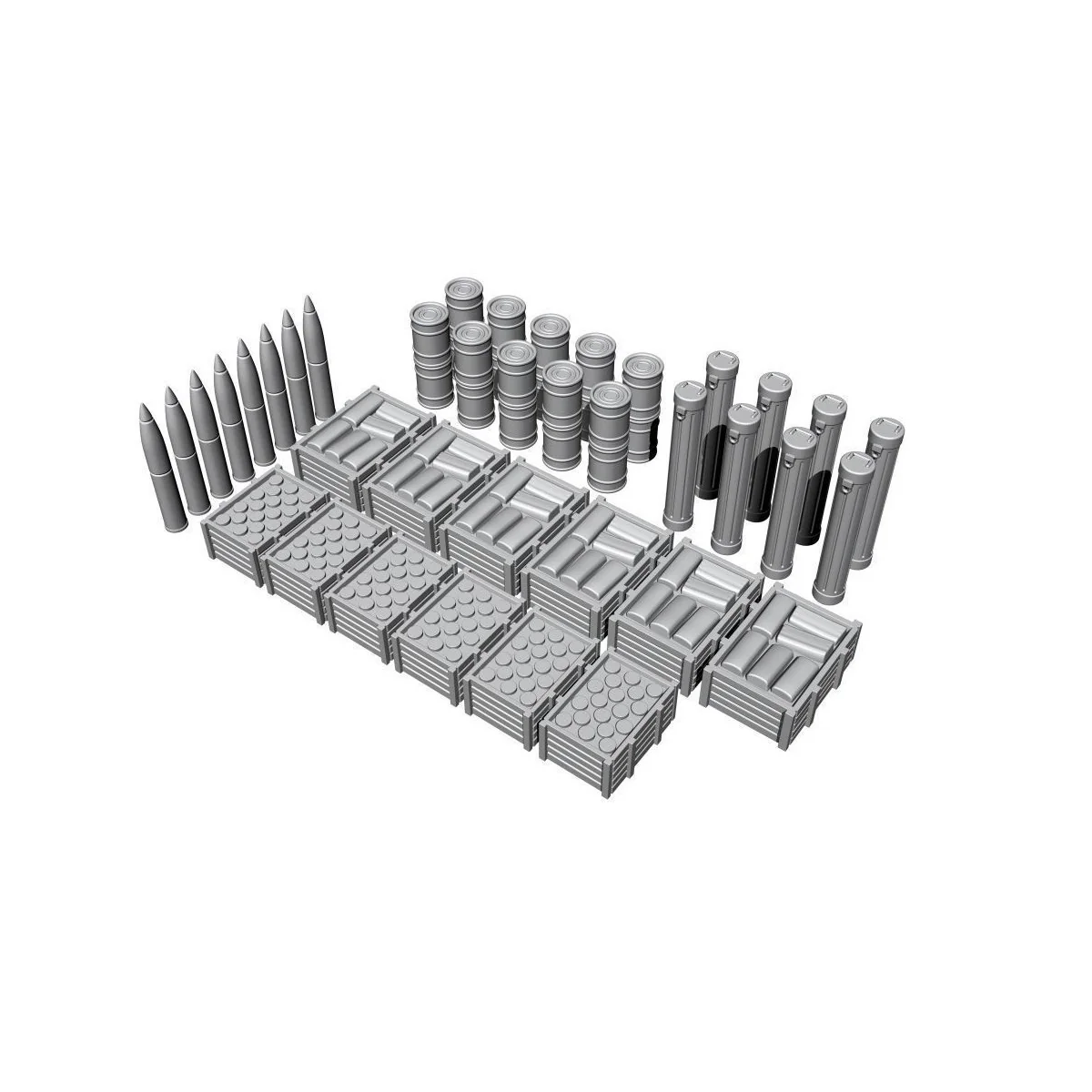 U-Boot VII-IX Ammo and Food Supplies, for Revell, 1/72 - CMK 129-N7...