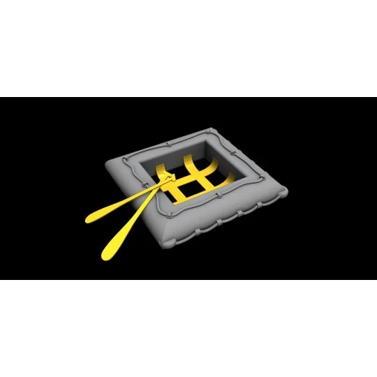 German Kriegsmarine Life Raft / Rettungsfloss - CMK 129-N72038