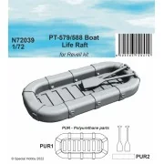 PT-579/588 Boat Life Raft, 1/72 - CMK 129-N72039