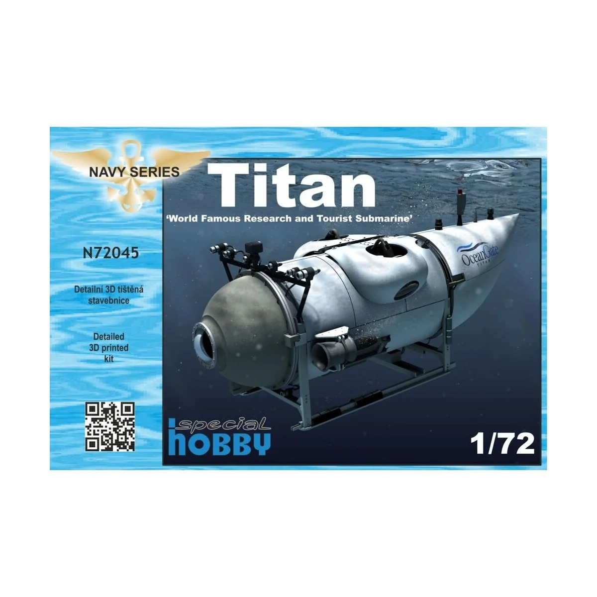 Titan ‘World Famous Research and Tourist Submarine’, 1/72 - CMK 129... Titan ‘World Famous Research and Tourist Submarine’, 1/72 - CMK 129...