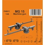 MG 15 Machine gun (2 pcs.) - CMK 129-P48011