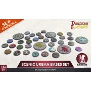 Dungeons & Lasers Miniatures: SCENIC URBAN BASES SET - Archon Studi...
