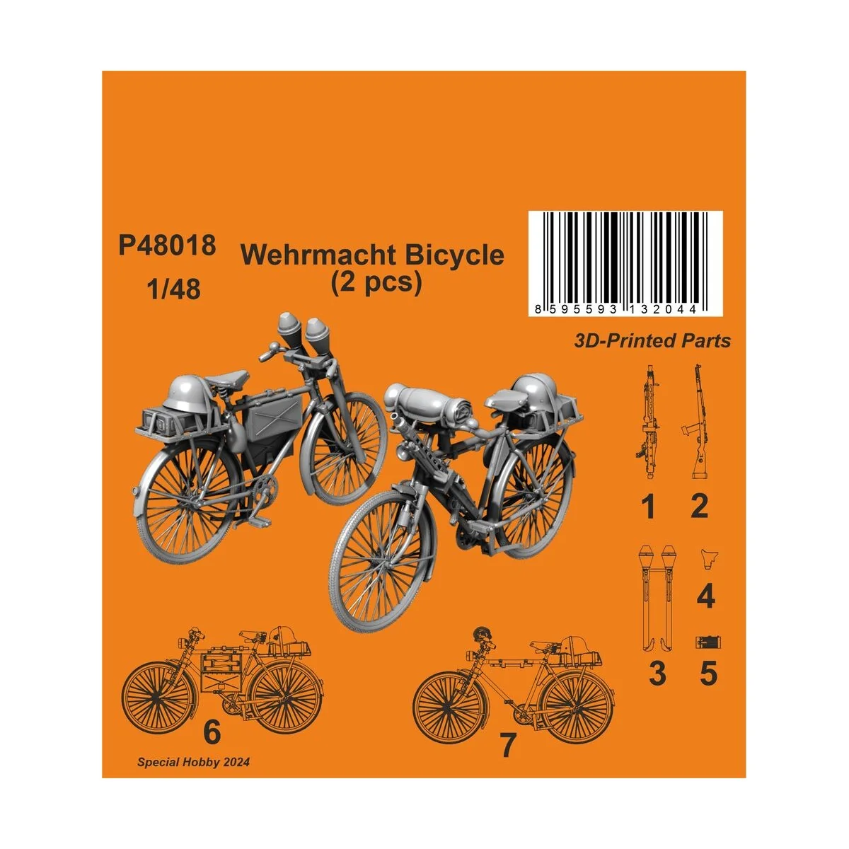 Wehrmacht Bicycle (2 pcs) - CMK 129-P48018