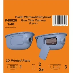P-40E Warhawk/Kittyhawk Gun Cine Camera (N-2 type) / for Eduard kit...
