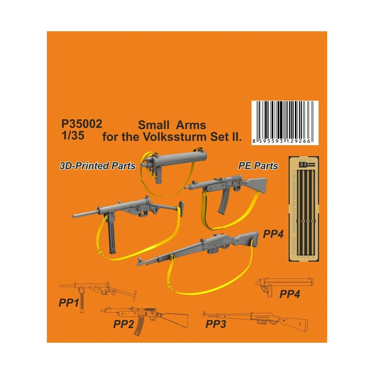 Small Arms for the Volkssturm Set II., 1/35 - CMK 129-P35002 Small Arms for the Volkssturm Set II., 1/35 - CMK 129-P35002
