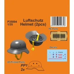Luftschutz Helmet (2pcs), 1/35 - CMK 129-P35004