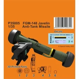 FGM-148 Javelin Anti-Tank Missile, 1/35 - CMK 129-P35005