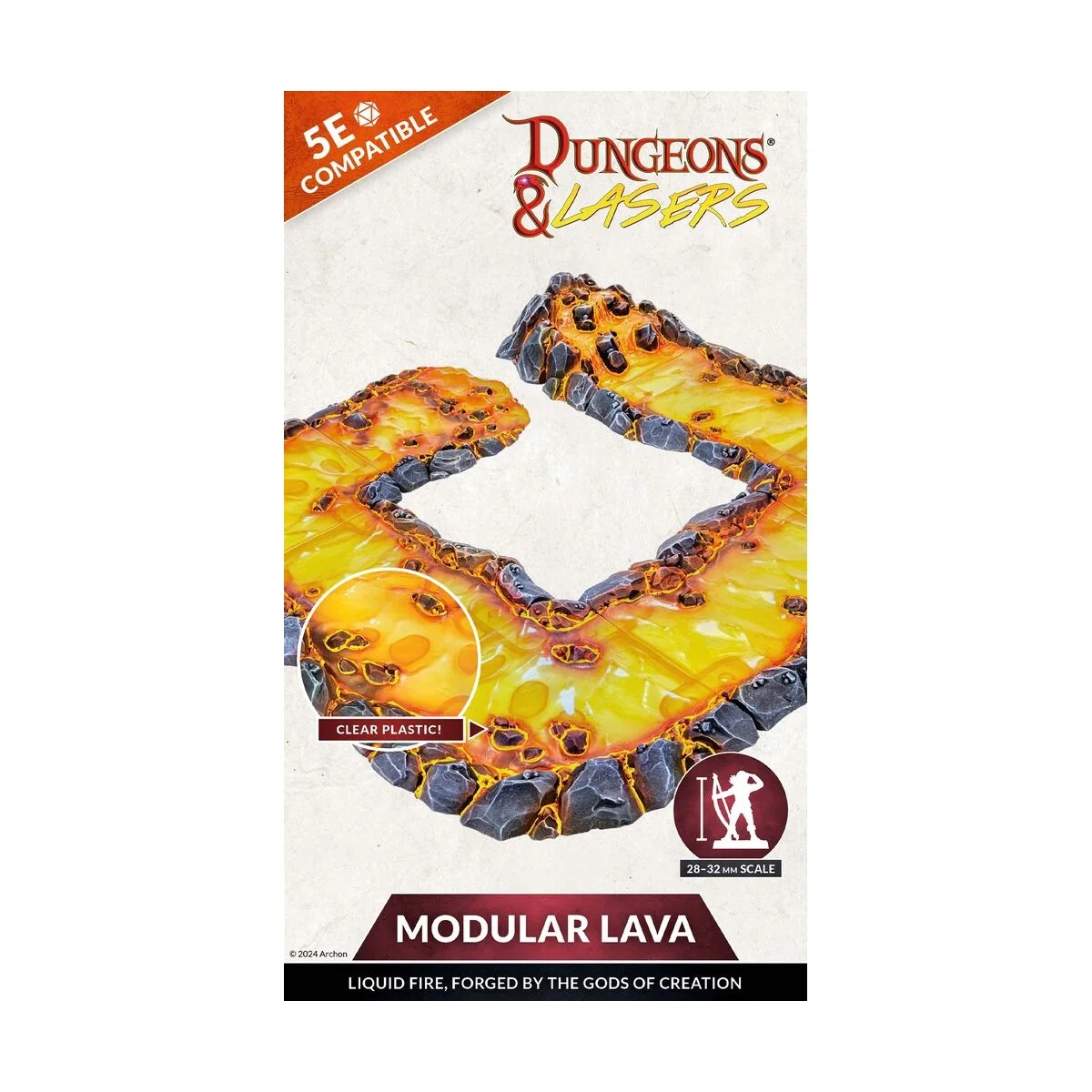 Dungeons & Lasers Expansion Set: MODULAR LAVA - Archon Studio DNL0073