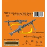 MG 42 German WWII Machine Gun (Late Variant), 1/35 - CMK 129-P35013