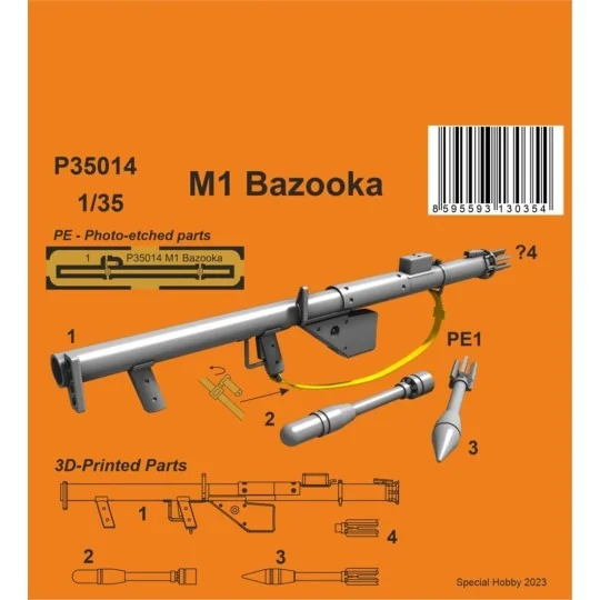 M1 Bazooka 1/35 - CMK 129-P35014