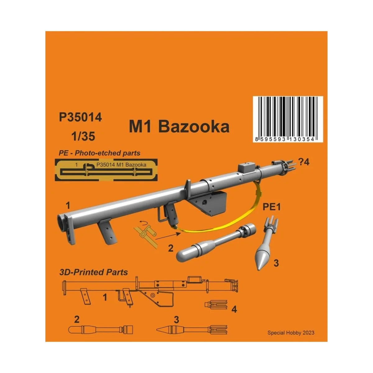 M1 Bazooka 1/35 - CMK 129-P35014
