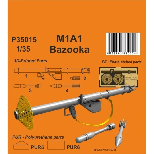 M1A1 Bazooka, 1/35 - CMK 129-P35015