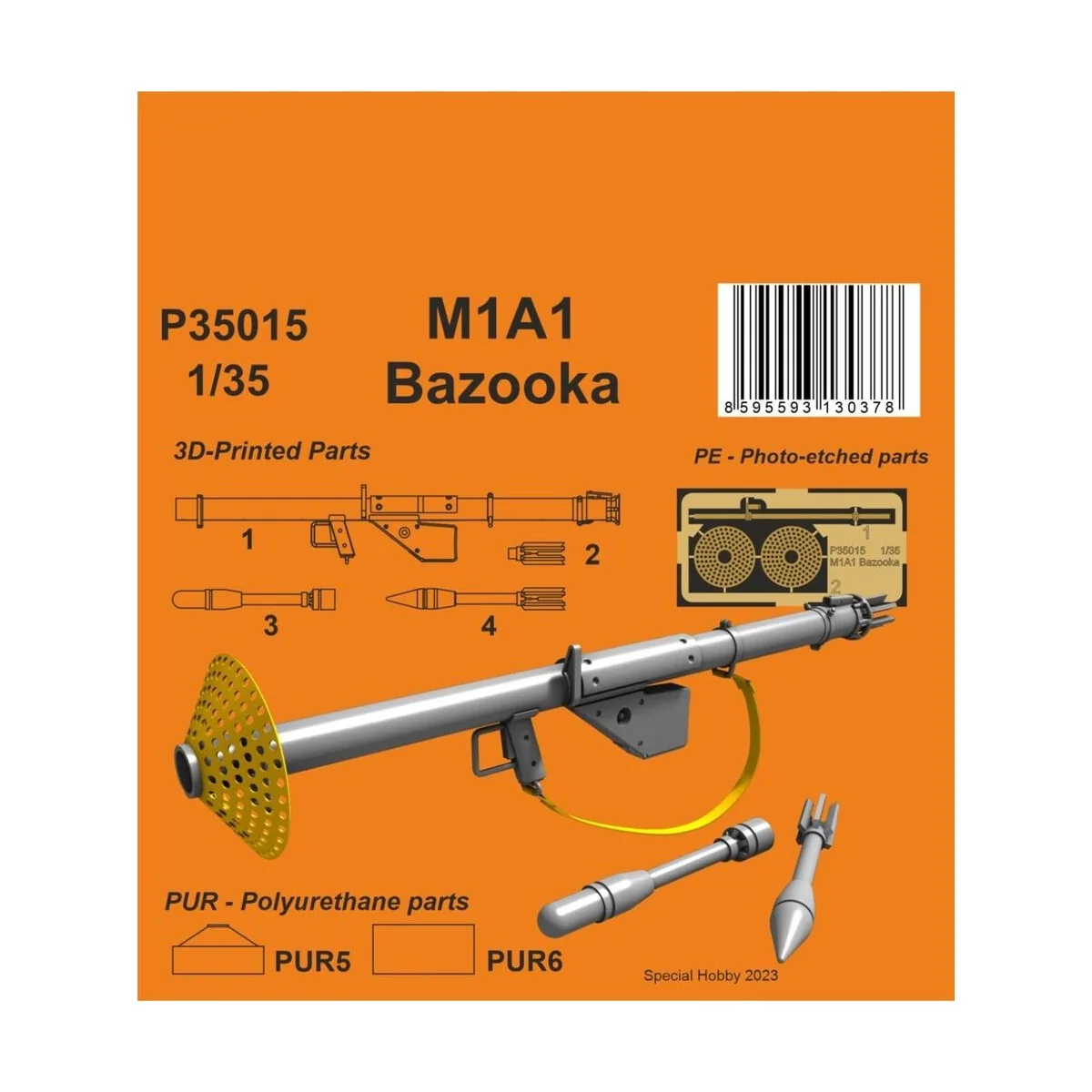 M1A1 Bazooka, 1/35 - CMK 129-P35015