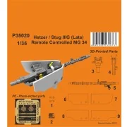 Hetzer / Stug IIIG (Late) Remote Controlled MG 34 1/35 - CMK 129-P3...