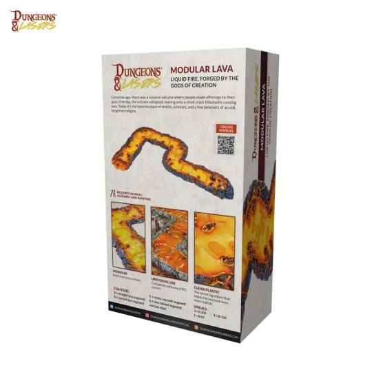 Dungeons & Lasers Expansion Set: MODULAR LAVA - Archon Studio DNL0073
