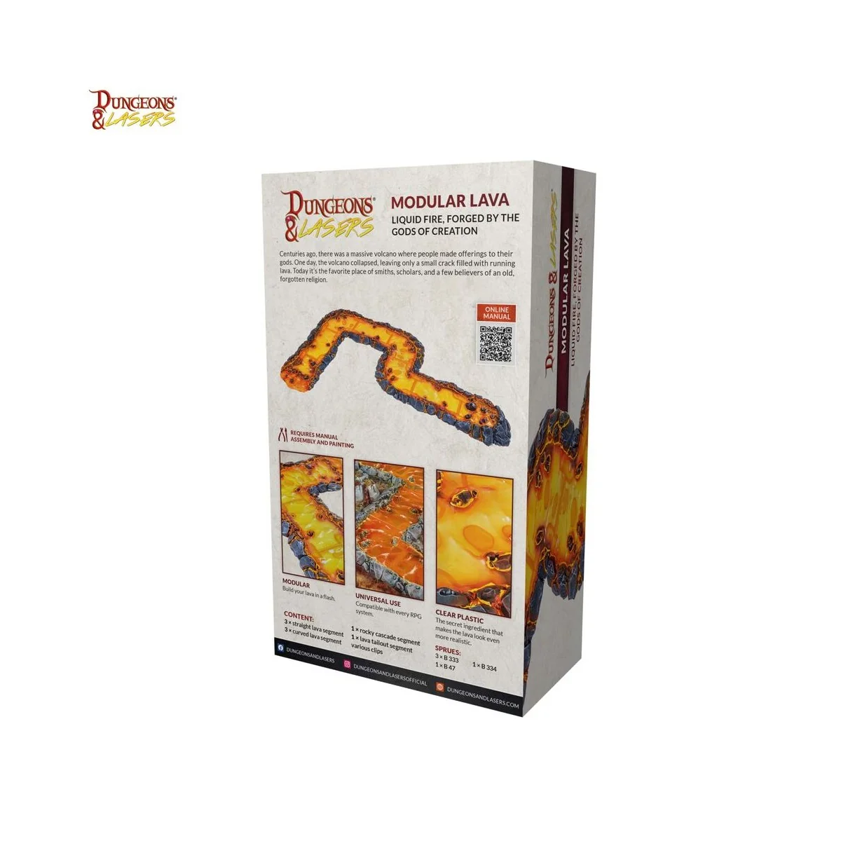 Dungeons & Lasers Expansion Set: MODULAR LAVA - Archon Studio DNL0073