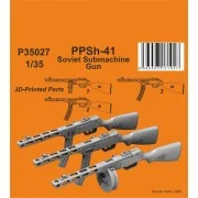 PPSh-41 Soviet Submachine Gun 1/35 - CMK 129-P35027