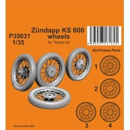 Zündapp KS 600 Wheels - CMK 129-P35031