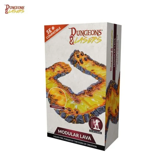 Dungeons & Lasers Expansion Set: MODULAR LAVA - Archon Studio DNL0073