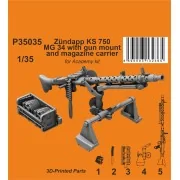 Zündapp KS 750 MG 34 with gun mount and magazine carrier / for Acad...