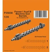 Panzer I ausf.B Machine Gun Barrels / for Academy kit, 1/35 - CMK 1...