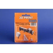 Panzer I ausf.B Headlight and Jack 1/35 / for Academy kit, 1/35 - C...