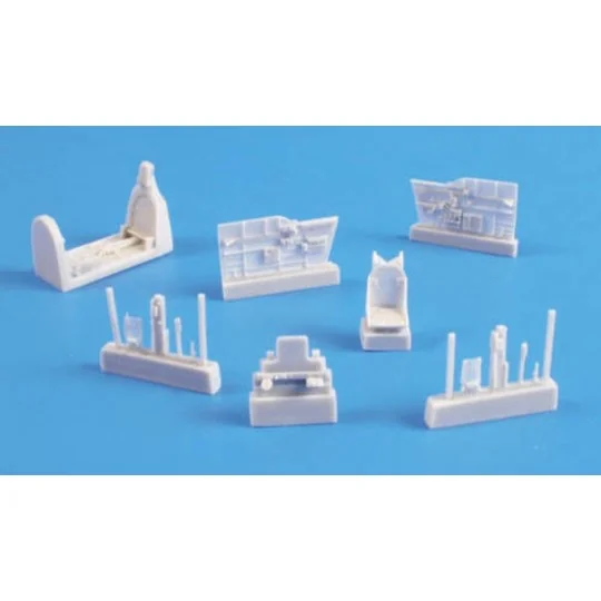 P-40B/C-Interior set for Airfix, 1/72 - CMK 129-7298 P-40B/C-Interior set for Airfix, 1/72 - CMK 129-7298
