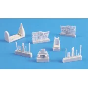 P-40B/C-Interior set for Airfix, 1/72 - CMK 129-7298 P-40B/C-Interior set for Airfix, 1/72 - CMK 129-7298