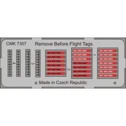 Remove Before Flight Tags (20 pc), 1/72 - CMK 129-7307