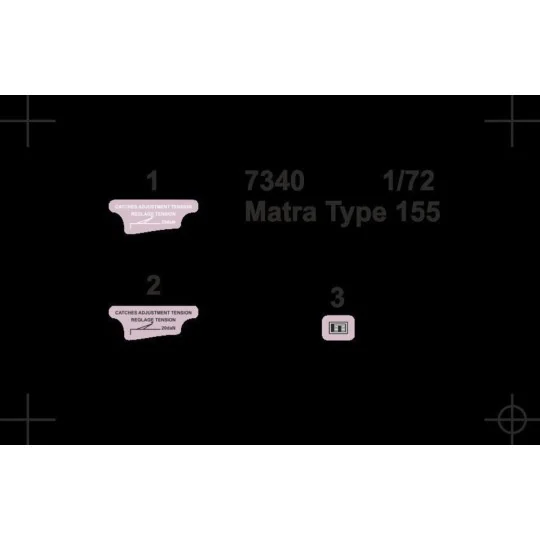 Matra Type 155 SNEB Rocket Launcher Pod (2 pcs), 1/72 - CMK 129-7340