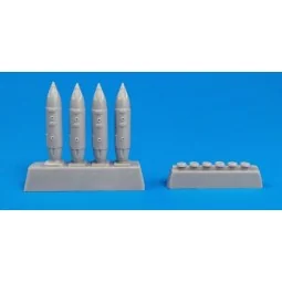 Matra F2 Rocket Pod (4 pcs), 1/72 - CMK 129-7361