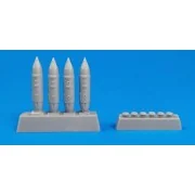 Matra F2 Rocket Pod (4 pcs), 1/72 - CMK 129-7361