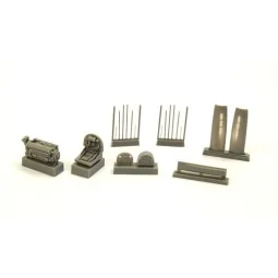 P-40E/K-Engine Set for SH, 1/72 - CMK 129-7388