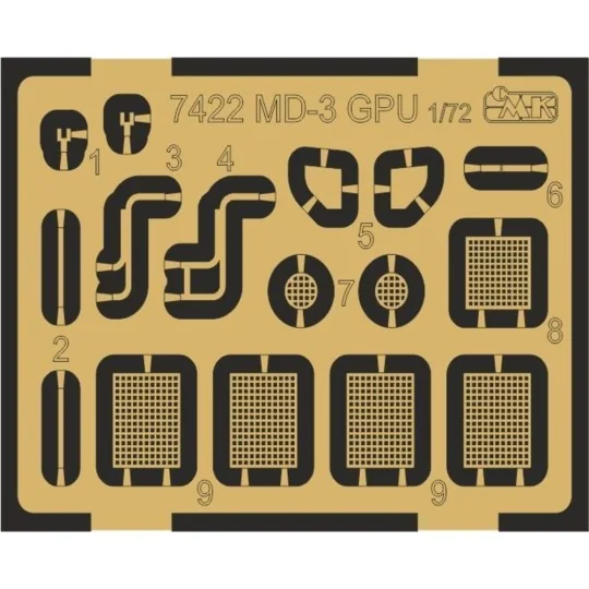 MD-3 Ground Power Unit, 1/72 - CMK 129-7422 MD-3 Ground Power Unit, 1/72 - CMK 129-7422