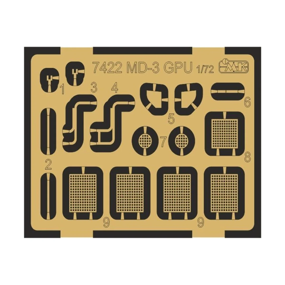 MD-3 Ground Power Unit, 1/72 - CMK 129-7422 MD-3 Ground Power Unit, 1/72 - CMK 129-7422