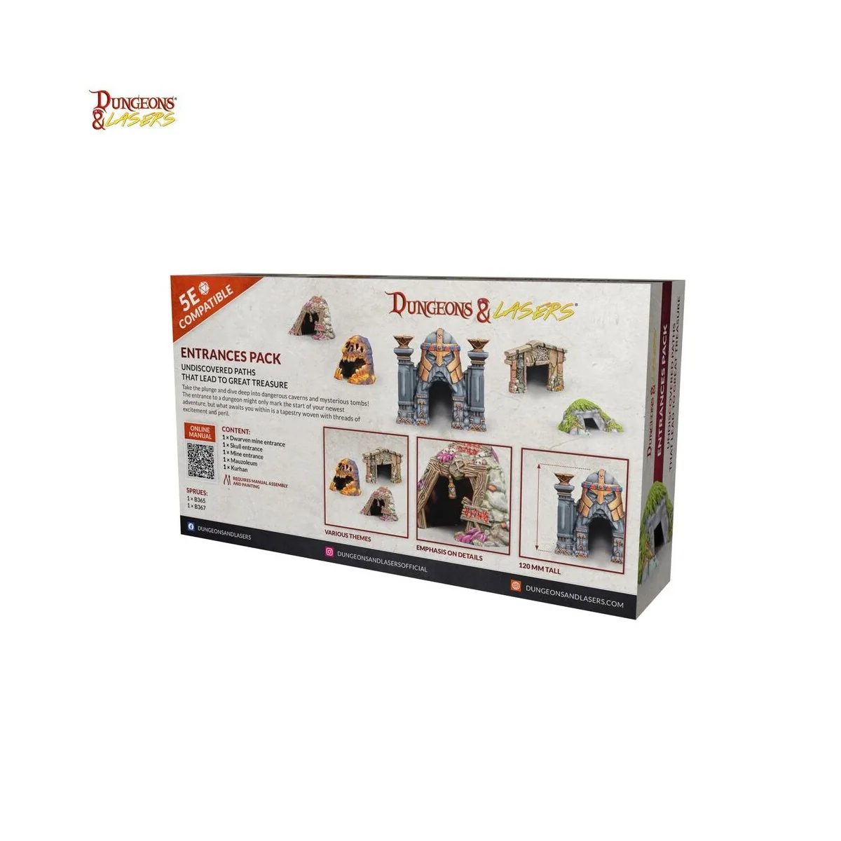 Dungeons & Lasers Expansion Set: ENTRANCES PACK - Archon Studio DNL...