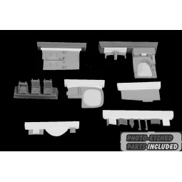 B-25C/D Pilots' Cockpit and Radio Compartment, 1/72 - CMK 129-7428